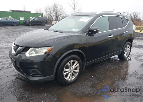 2015 Nissan Rogue Sv from USA, damaged, VIN KNMAT2MV0FP535925